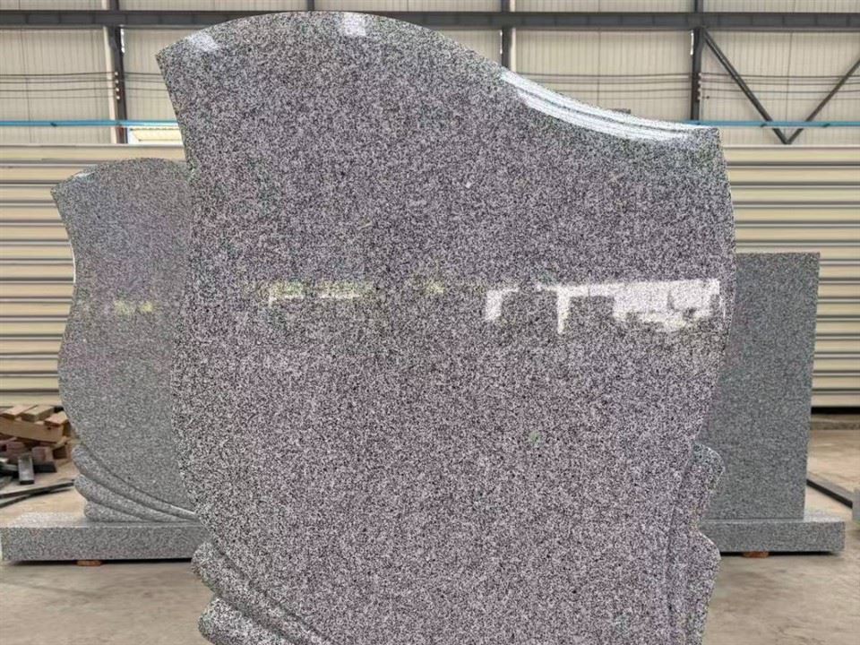 Cambodia Grey Wavy Edge Granite Monument | Romania Style Design